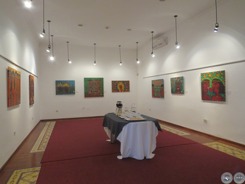 HACER VISIBLE LO INVISIBLE, 2013 / EL VUELO DE LA FLECHA, 2013 - PINTURAS DE RIKARDO FLECHA / FOTOGRAFÍAS DE SUSANA KÓVACS